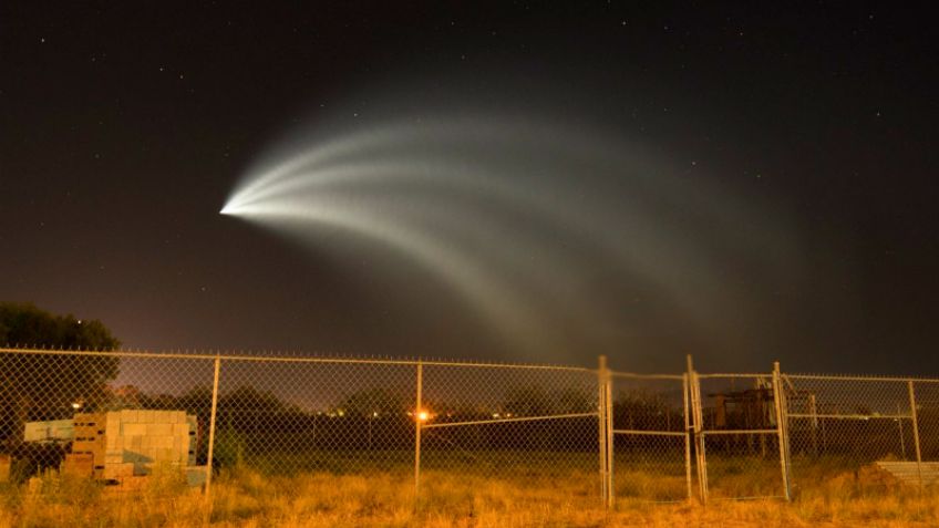 Cohete Falcón 9, de SpaceX, ilumina cielo del noroeste de México: VIDEO