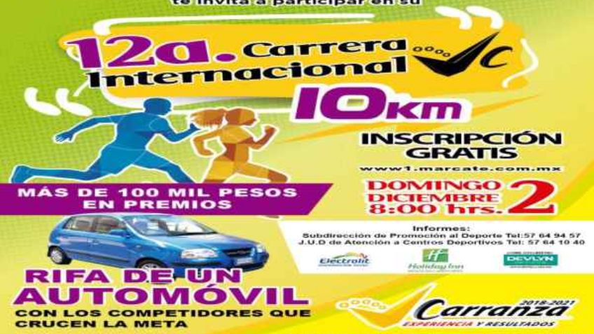 Alcaldía Venustiano Carranza prepara su tradicional Carrera Internacional 10 Km