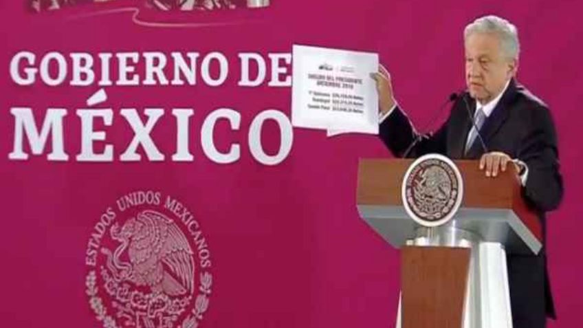 López Obrador devuelve más de 22 mil pesos de su primera quincena a la Tesorería: VIDEO