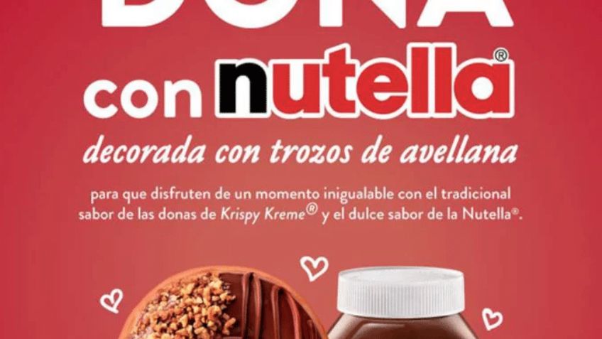 ¡Que siempre sí! Dona Krispy Kreme Nutella llega mañana a México