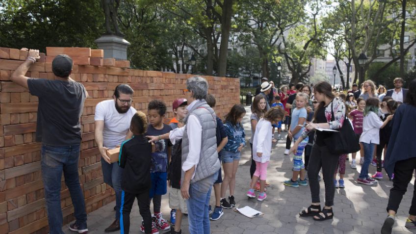 Bosco Sodi instala un muro en Londres