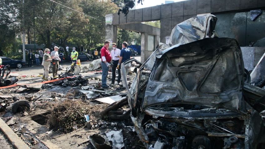 Los más trágicos accidentes de avión en México