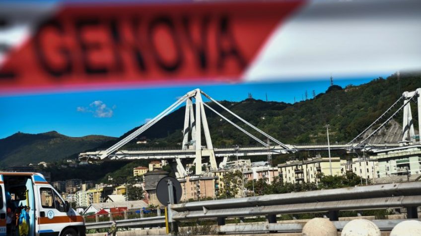 Italia decretó estado de emergencia en Génova tras colapso de puente