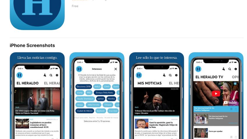 APP de El Heraldo de México, descárgala para Android y iOS