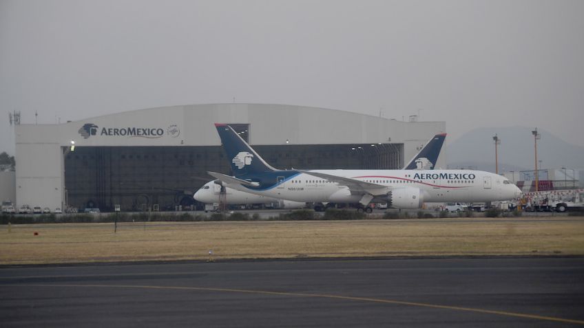 Aeroméxico niega notificación de huelga