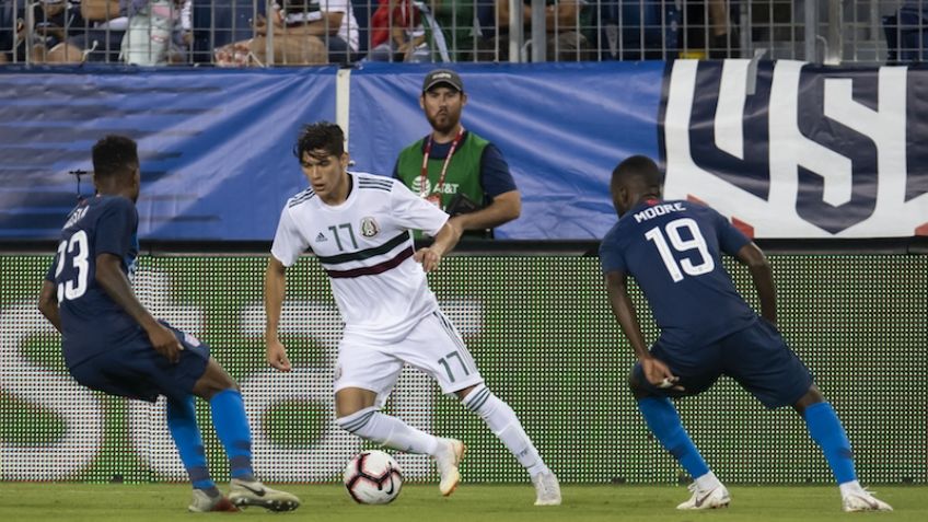 Matt Miazga se burla de la estatura de  Diego Lainez  en encuentro México-EU