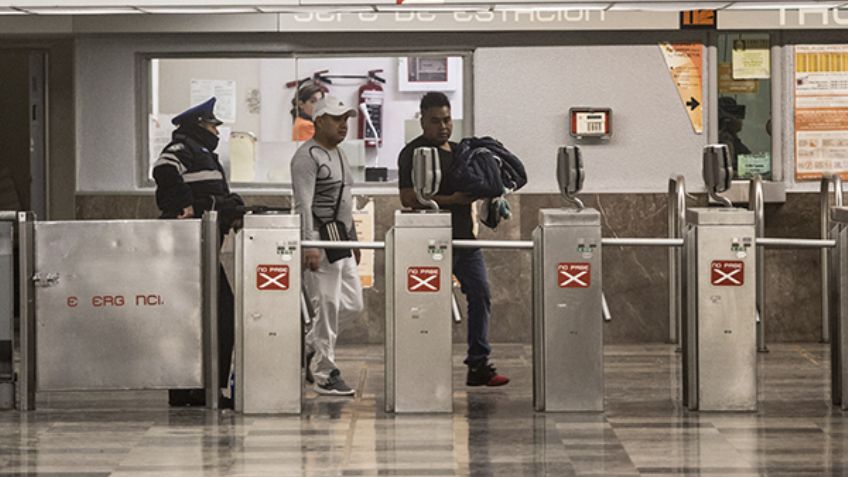 Por lluvia reducen velocidad en Línea B del Metro