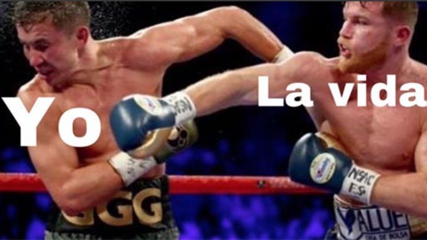 Memes noquean al Canelo tras ganar a Golovkin