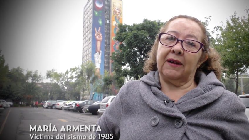 María Armenta cuenta, a 33 años, la tragedia de perder a su bebé de 3 meses en el edificio Nuevo León: VIDEO