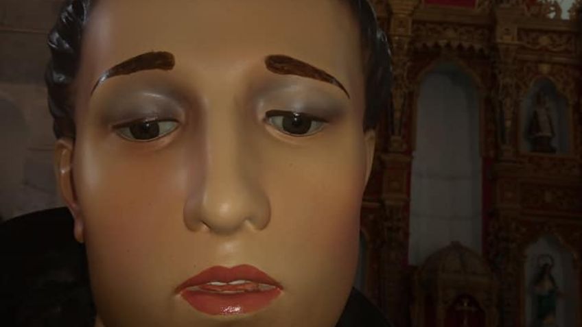 Restauración de San Antonio de Padua causa polémica por 'exceso de maquillaje”