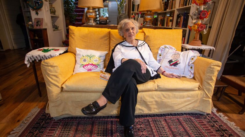 Elena Poniatowska en su etapa del "adiós"