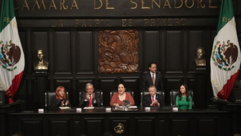 AMLO y Senado entregan medalla Belisario Domínguez a Rosario Ibarra de Piedra