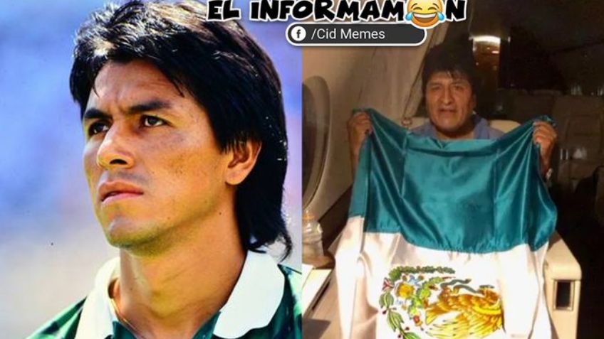 Evo Morales llega a México y también lo reciben los memes