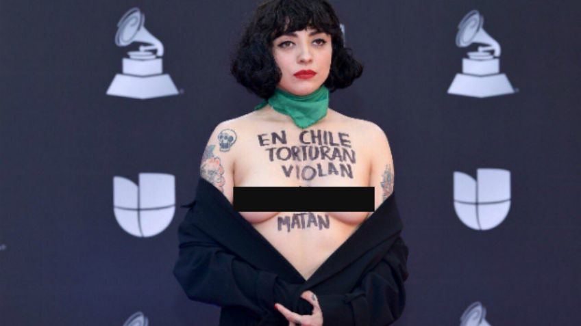 Latin Grammy 2019: Mon Laferte realiza desnudo por crisis en Chile