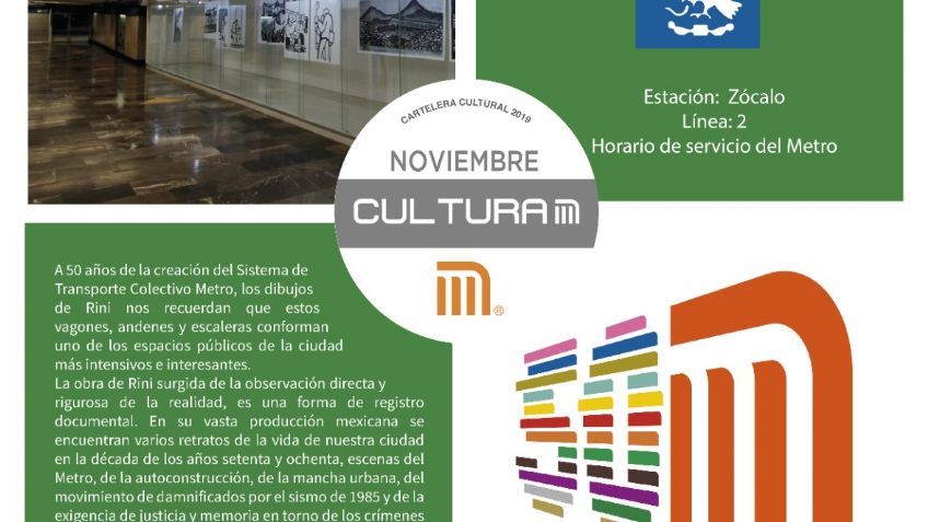 No te pierdas las actividades culturales que el STC Metro tiene para ti