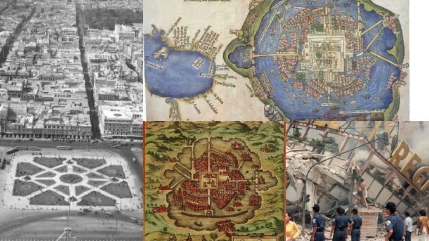 Así evolucionó la Ciudad de México a través del tiempo: MAPAS y FOTOS