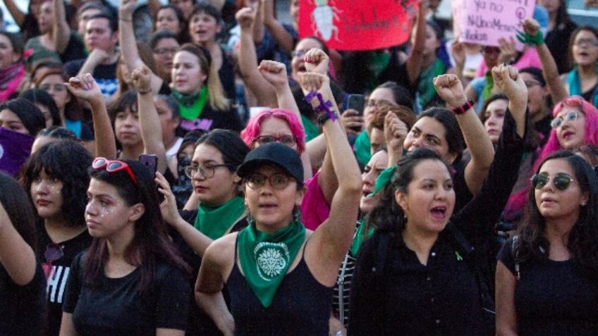 Vocera de Terremoto Feminista acusa agresiones en marcha contra la violencia de género