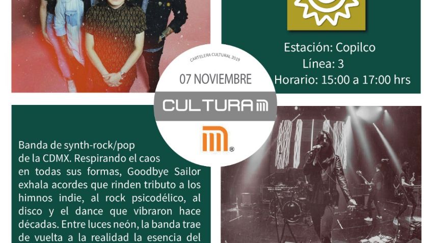 Teatro, películas y música hoy en el Metro de la CDMX