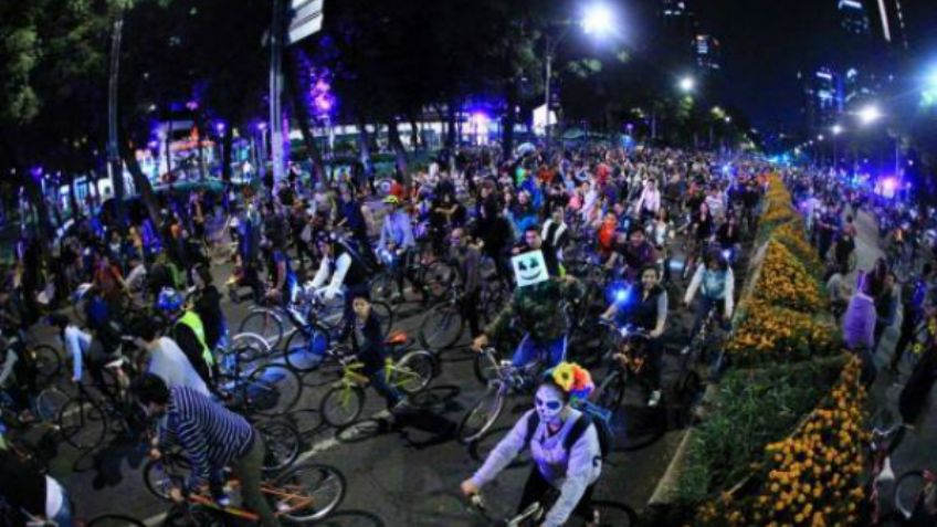 Esta es la ruta del Paseo Nocturno en Bicicleta por Día de Muertos: MAPA