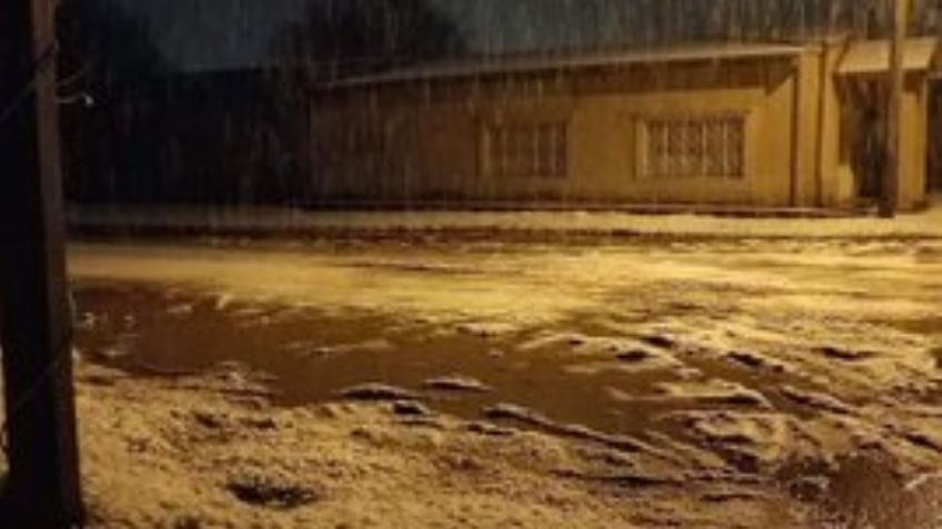 Chihuahua se pinta de blanco, nieve cubre calles y autos: VIDEO + FOTOS