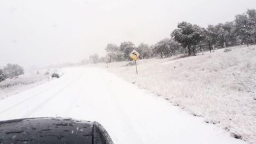 Chihuahua se pinta de blanco, nieve cubre calles y autos: VIDEO + FOTOS