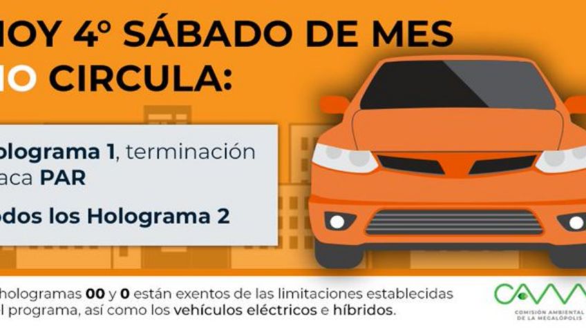 ¡Evita multas! Estos autos no circulan el 28 de diciembre en CDMX y Edomex