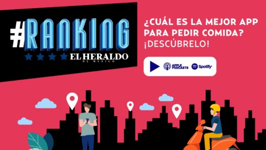 ¿Cuál es la mejor app para pedir comida? Ranking El Heraldo de México