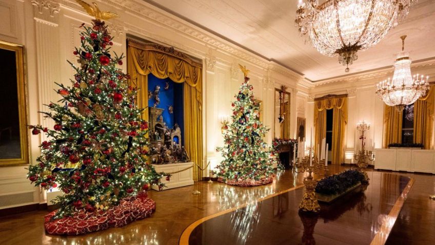 Así adornó Melania Trump la Casa Blanca para esta navidad: FOTOS