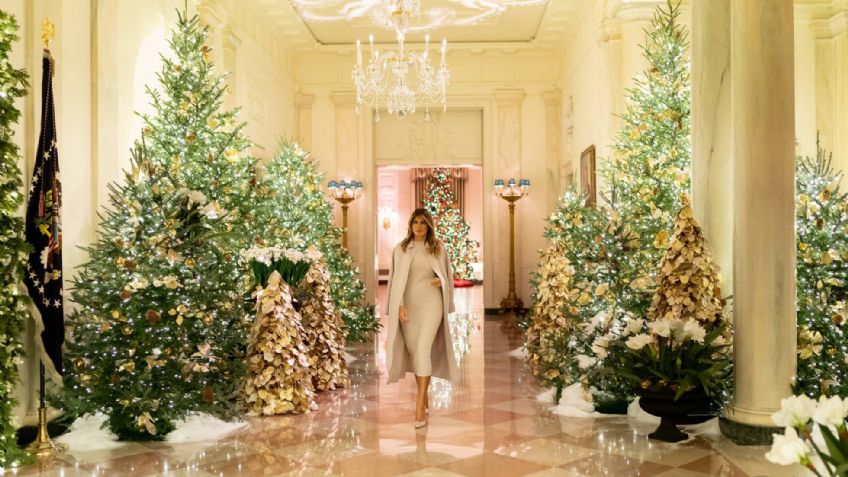 Así adornó Melania Trump la Casa Blanca para esta navidad: FOTOS