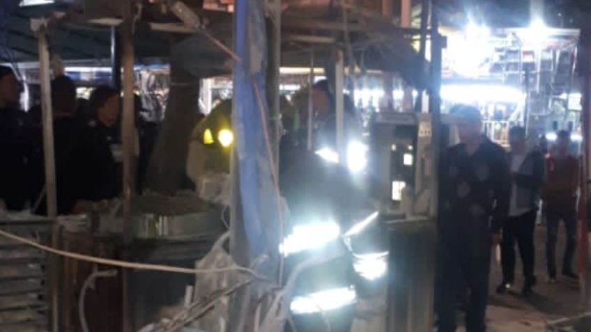 Explota puesto de tacos afuera del Metro Constitución de 1917: FOTOS + VIDEOS