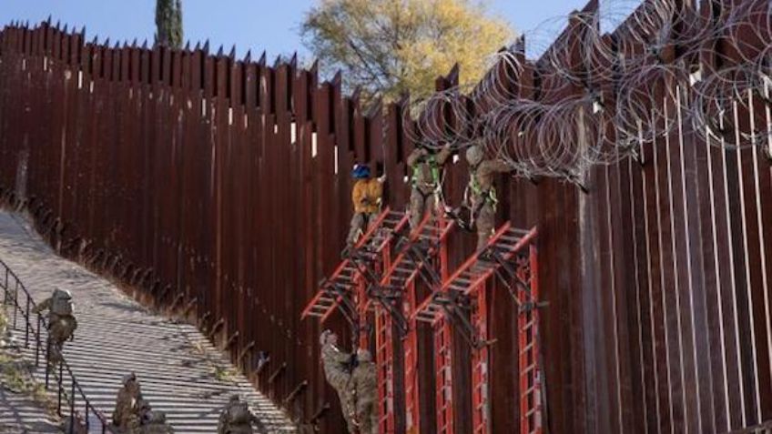 Proponen queja contra instalación de alambre de púas en muro entre Sonora y Arizona