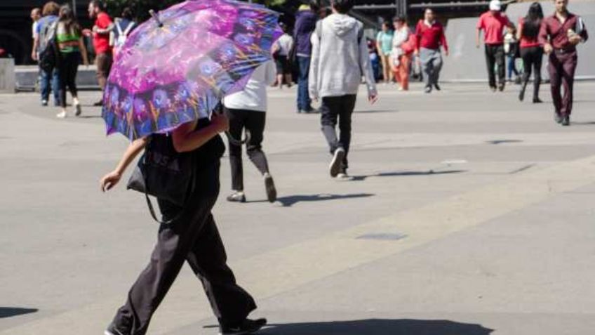 Persistirán temperaturas de hasta 32 grados celsius en la CDMX