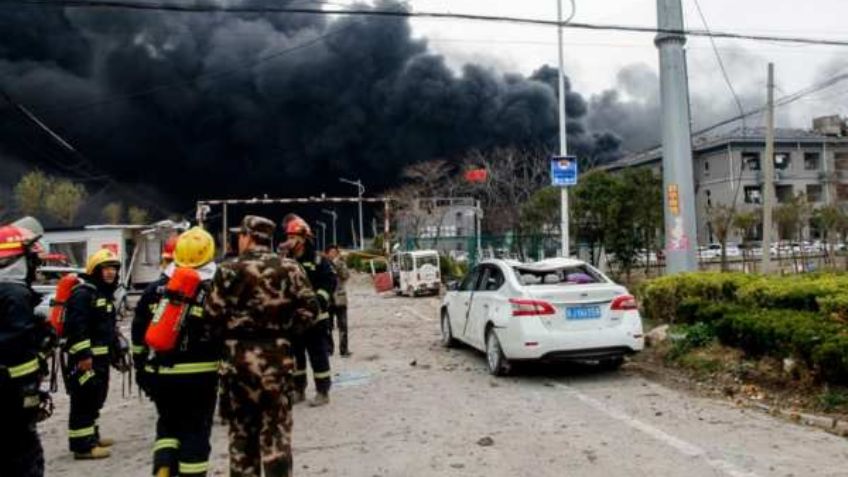 Al menos seis muertos por explosión en planta química de China