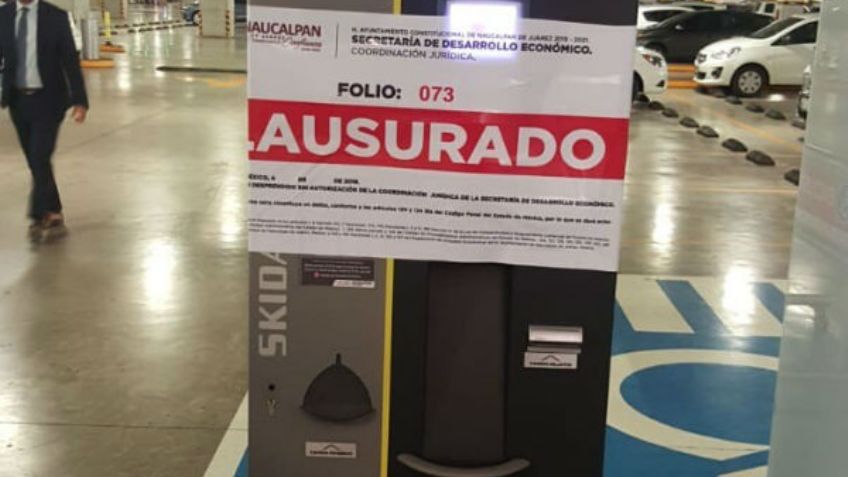 Autoridades clausuran accesos a estacionamiento de Parque Toreo