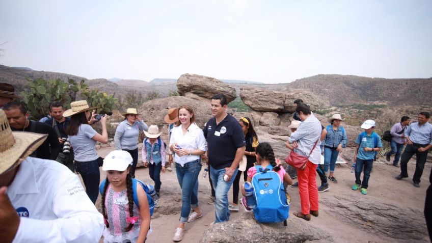 Gobierno de Guanajuato celebra el Día del Niño en la Zona Arqueológica Arroyo Seco