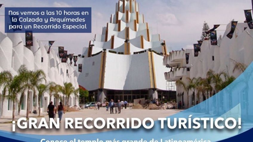 Iglesia La Luz del Mundo abre sus puertas al público; invitan a recorrido turístico