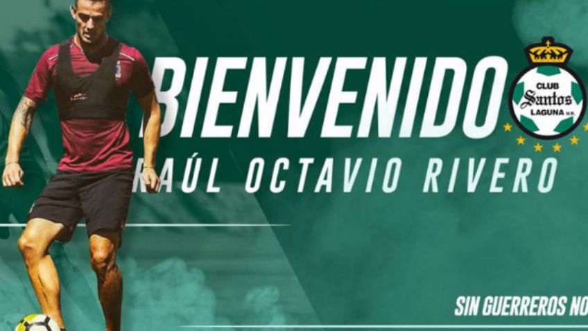 Octavio Rivero, nuevo jugador de Santos Laguna