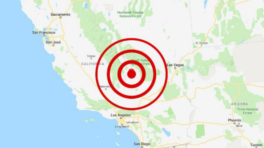 Se registra sismo de 7.1 grados en California, EU; se percibe en Baja California