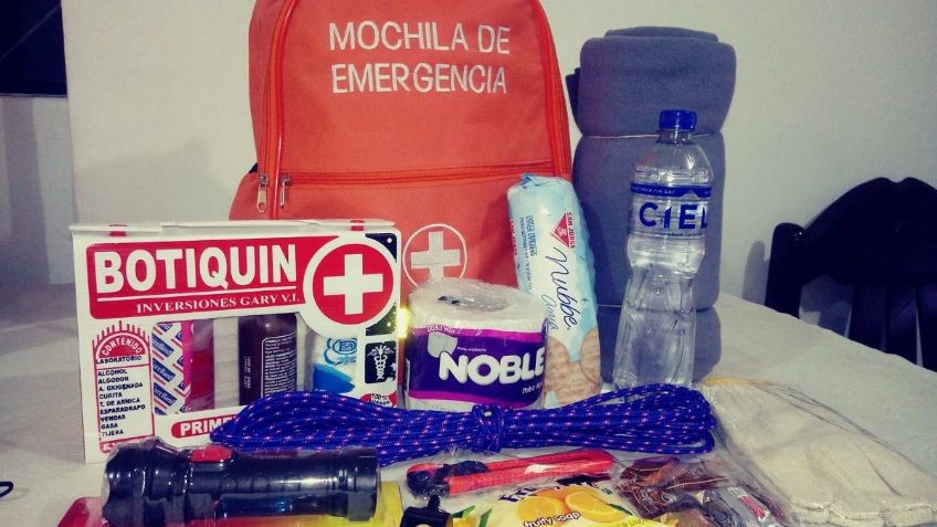 ¿Estás preparado para un sismo? Esto debes de tener dentro de tu mochila de emergencia