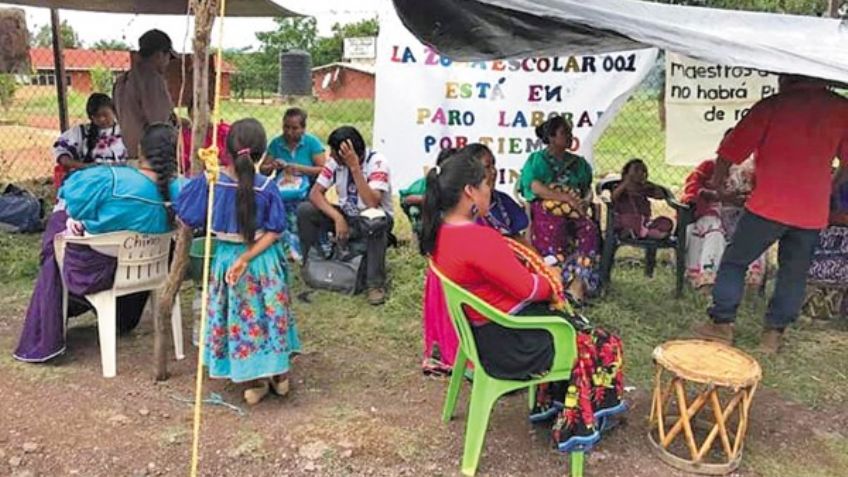 Cierran escuelas Wixárikas