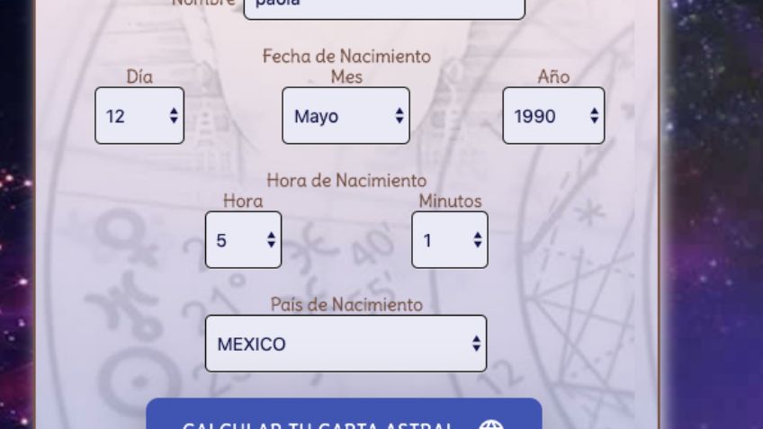 Carta Astral: Descubre exactamente cuál es tu signo solar, lunar y el ascendente
