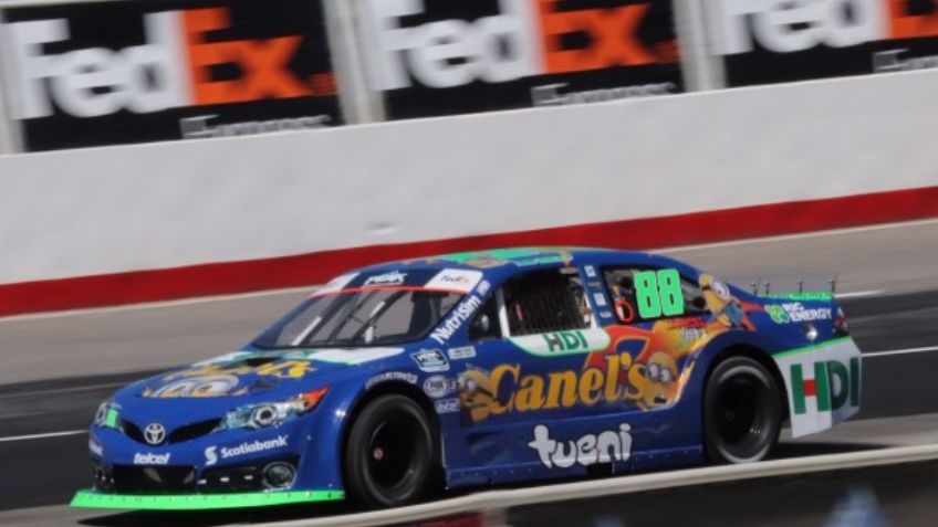 Rubén García Jr, el ganador de una trompicada fecha del NASCAR Peak en Jalisco