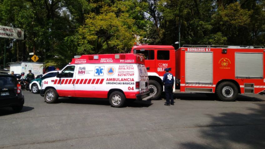 Derrame químico provoca evacuación en Escuela Superior de Medicina del IPN