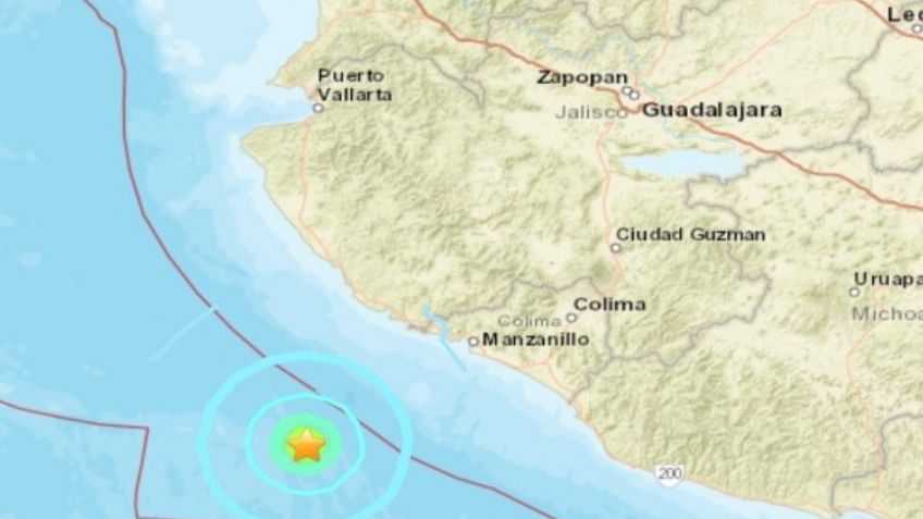 Descartan tsunami por sismo de esta mañana en Cihuatlán, Jalisco