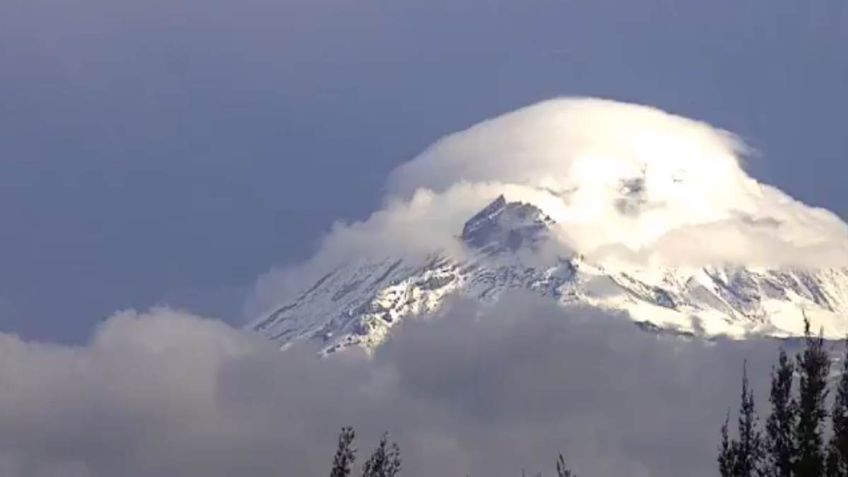 Hermosas postales del "Popo", Nevado de Toluca y Pico de Orizaba tras bajas temperaturas: FOTOS