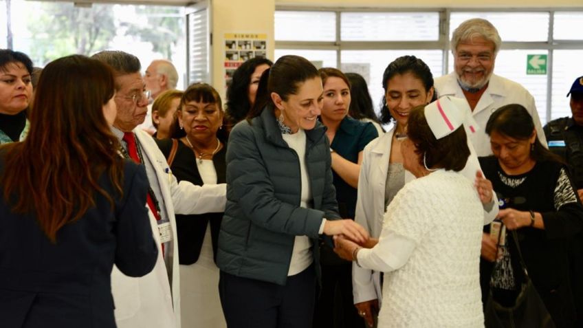 Sheinbaum sumó cuarta visita a hospitales; acudió Hospital General La Villa