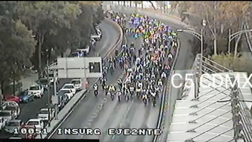 Inicia rodada ciclista rumbo a la México-Pachuca en honor a padre e hija atropellados: VIDEO