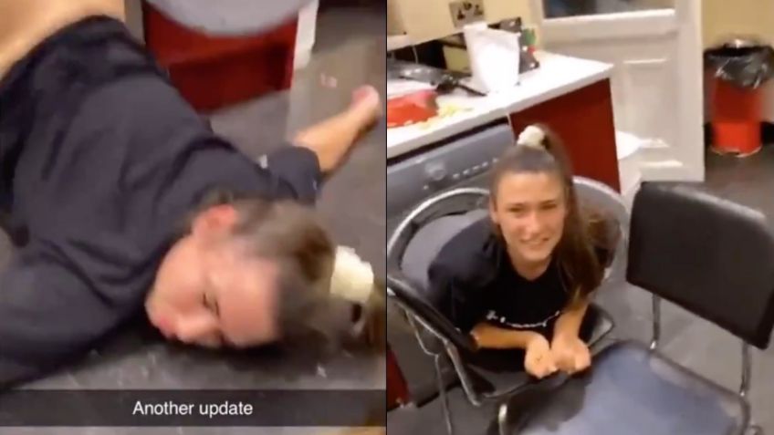 VIDEO VIRAL: ¡Todo por un reto! Joven queda atrapada en secadora por realizar desafío de Tik Tok