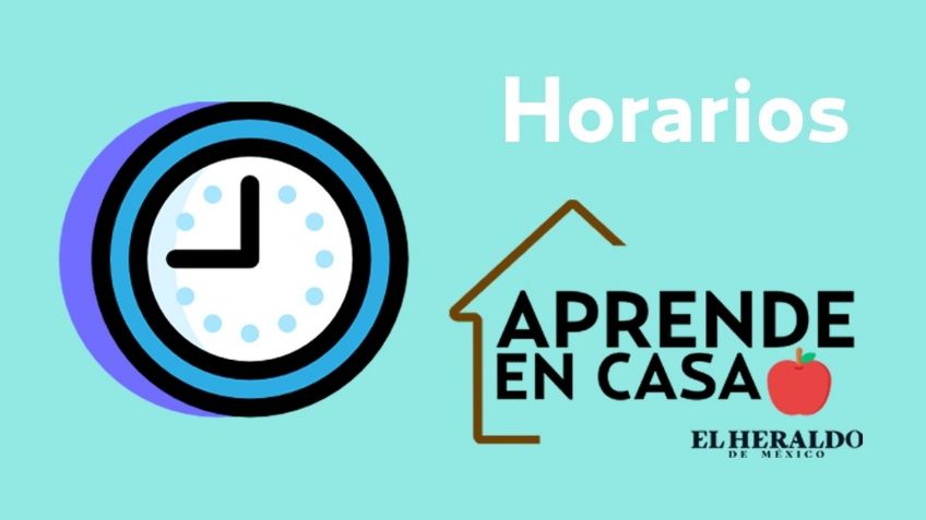 Aprende en Casa 2 SEP: Horarios 12 al 16 de octubre, preescolar, primaria y secundaria