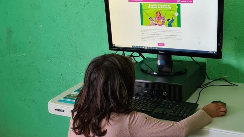 Dan computadora y televisión a Michel, niña que presentó un amparo para estudiar